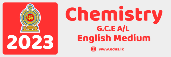 2023 GCE A/L Chemistry Past Paper – English Medium