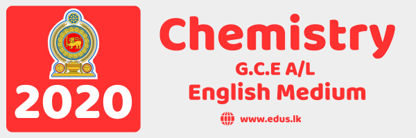 2020 GCE A/L Chemistry Past Paper – English Medium