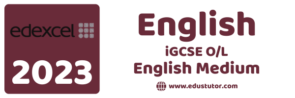 2023 Edexcel English Past Paper Part 2